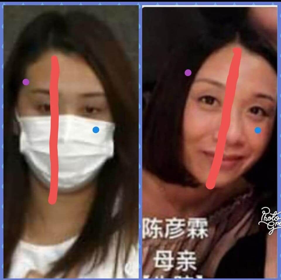 何姵誼真人與陳彥霖出庭「母親」